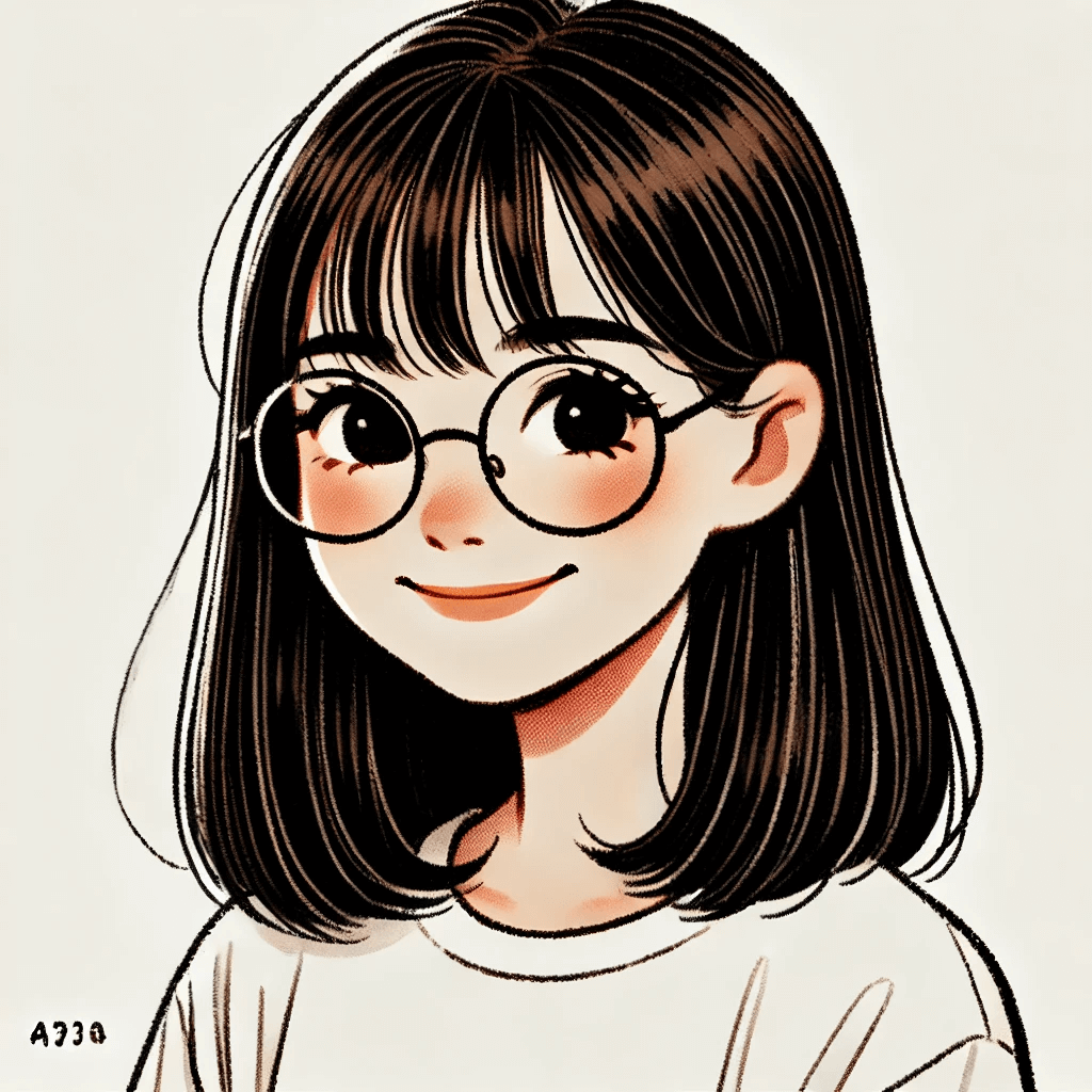 Webコーダーとぅの似顔絵アイコン